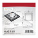 SATCO/NUVO Blink - 9W 5 Inch LED Fixture CCT Selectable 2700K/3000K/3500K/4000K/5000K Square Shape Black Finish 120V (62-1705)