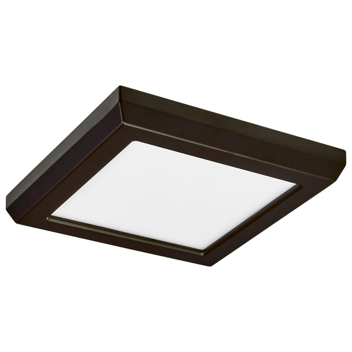SATCO/NUVO Blink - 9W 5 Inch LED Fixture CCT Selectable 2700K/3000K/3500K/4000K/5000K Square Shape Bronze Finish 120V (62-1706)