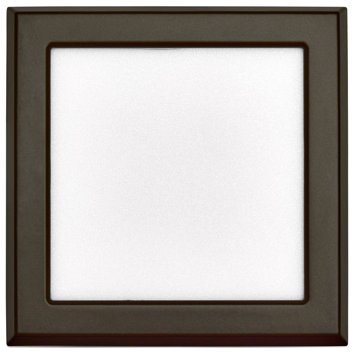 SATCO/NUVO Blink - 9W 5 Inch LED Fixture CCT Selectable 2700K/3000K/3500K/4000K/5000K Square Shape Bronze Finish 120V (62-1706)