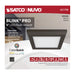 SATCO/NUVO Blink - 9W 5 Inch LED Fixture CCT Selectable 2700K/3000K/3500K/4000K/5000K Square Shape Bronze Finish 120V (62-1706)