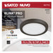 SATCO/NUVO Blink - 11W 7 Inch LED Fixture CCT Selectable 2700K/3000K/3500K/4000K/5000K Round Shape Bronze Finish 120V (62-1712)