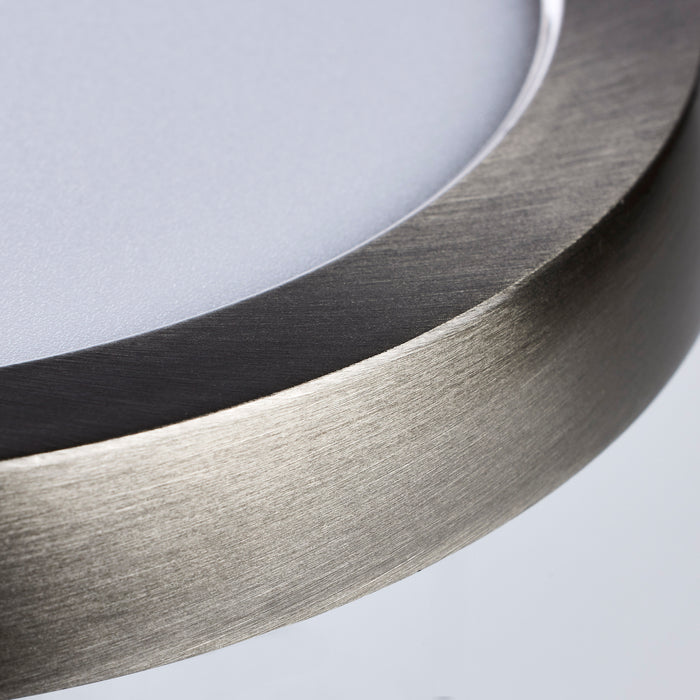 SATCO/NUVO Blink - 11W 7 Inch LED Fixture CCT Selectable 2700K/3000K/3500K/4000K/5000K Round Shape Brushed Nickel Finish 120V (62-1713)