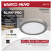 SATCO/NUVO Blink - 11W 7 Inch LED Fixture CCT Selectable 2700K/3000K/3500K/4000K/5000K Round Shape Brushed Nickel Finish 120V (62-1713)