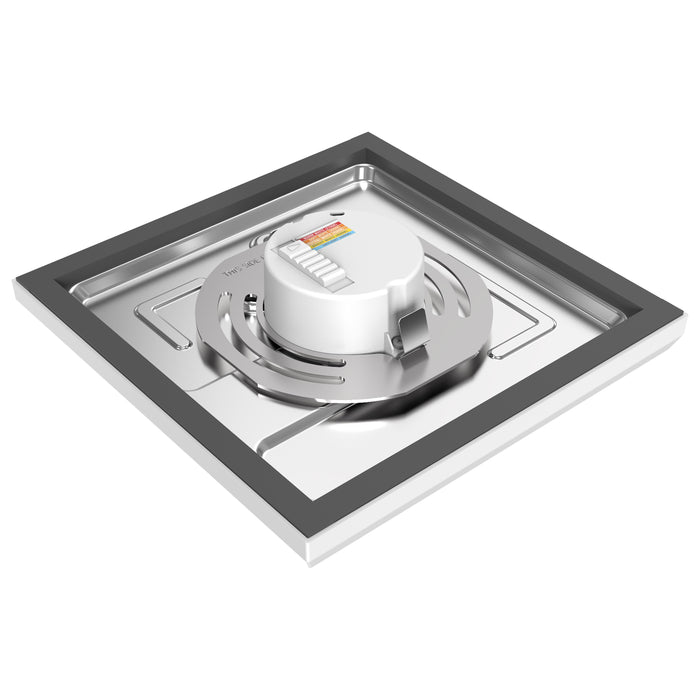 SATCO/NUVO Blink - 11W 7 Inch LED Fixture CCT Selectable 2700K/3000K/3500K/4000K/5000K Square Shape White Finish 120V (62-1714)