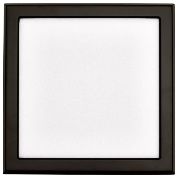 SATCO/NUVO Blink - 11W 7 Inch LED Fixture CCT Selectable 2700K/3000K/3500K/4000K/5000K Square Shape Black Finish 120V (62-1715)