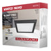 SATCO/NUVO Blink - 11W 7 Inch LED Fixture CCT Selectable 2700K/3000K/3500K/4000K/5000K Square Shape Black Finish 120V (62-1715)