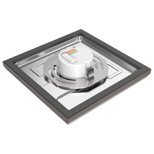 SATCO/NUVO Blink - 11W 7 Inch LED Fixture CCT Selectable 2700K/3000K/3500K/4000K/5000K Square Shape Bronze Finish 120V (62-1716)