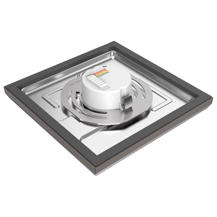 SATCO/NUVO Blink - 11W 7 Inch LED Fixture CCT Selectable 2700K/3000K/3500K/4000K/5000K Square Shape Bronze Finish 120V (62-1716)