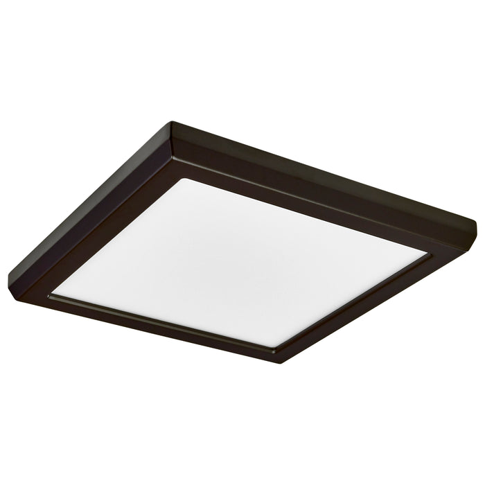 SATCO/NUVO Blink - 11W 7 Inch LED Fixture CCT Selectable 2700K/3000K/3500K/4000K/5000K Square Shape Bronze Finish 120V (62-1716)