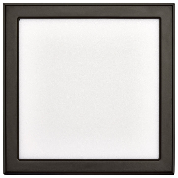 SATCO/NUVO Blink - 11W 7 Inch LED Fixture CCT Selectable 2700K/3000K/3500K/4000K/5000K Square Shape Bronze Finish 120V (62-1716)