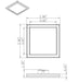 SATCO/NUVO Blink - 11W 7 Inch LED Fixture CCT Selectable 2700K/3000K/3500K/4000K/5000K Square Shape Bronze Finish 120V (62-1716)