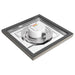 SATCO/NUVO Blink - 11W 7 Inch LED Fixture CCT Selectable 2700K/3000K/3500K/4000K/5000K Square Shape Brushed Nickel Finish 120V (62-1717)