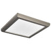 SATCO/NUVO Blink - 11W 7 Inch LED Fixture CCT Selectable 2700K/3000K/3500K/4000K/5000K Square Shape Brushed Nickel Finish 120V (62-1717)