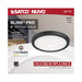 SATCO/NUVO Blink - 13W 9 Inch LED Fixture CCT Selectable 2700K/3000K/3500K/4000K/5000K Round Shape Black Finish 120V (62-1721)