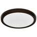SATCO/NUVO Blink - 13W 9 Inch LED Fixture CCT Selectable 2700K/3000K/3500K/4000K/5000K Round Shape Bronze Finish 120V (62-1722)
