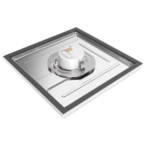 SATCO/NUVO Blink - 13W 9 Inch LED Fixture CCT Selectable 2700K/3000K/3500K/4000K/5000K Square Shape White Finish 120V (62-1724)