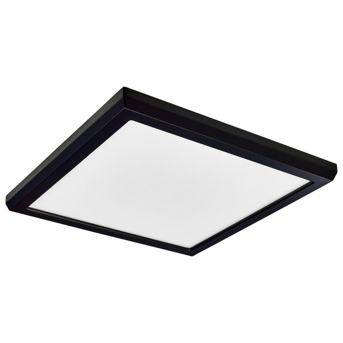 SATCO/NUVO Blink - 13W 9 Inch LED Fixture CCT Selectable 2700K/3000K/3500K/4000K/5000K Square Shape Black Finish 120V (62-1725)