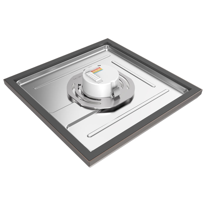 SATCO/NUVO Blink - 13W 9 Inch LED Fixture CCT Selectable 2700K/3000K/3500K/4000K/5000K Square Shape Bronze Finish 120V (62-1726)