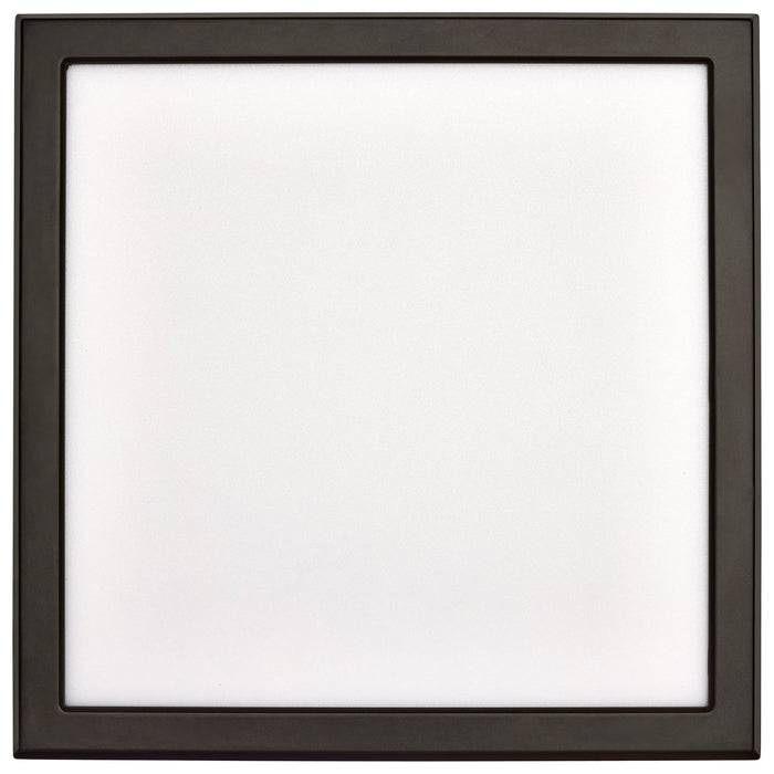 SATCO/NUVO Blink - 13W 9 Inch LED Fixture CCT Selectable 2700K/3000K/3500K/4000K/5000K Square Shape Bronze Finish 120V (62-1726)