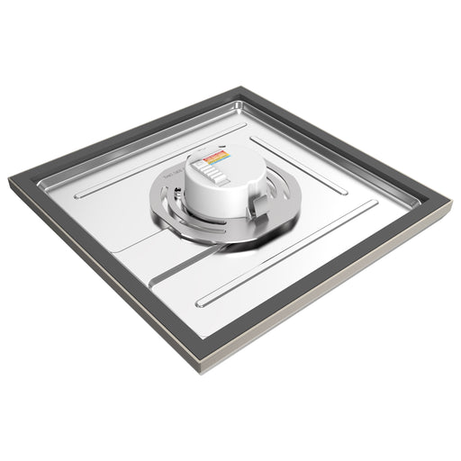 SATCO/NUVO Blink - 13W 9 Inch LED Fixture CCT Selectable 2700K/3000K/3500K/4000K/5000K Square Shape Brushed Nickel Finish 120V (62-1727)