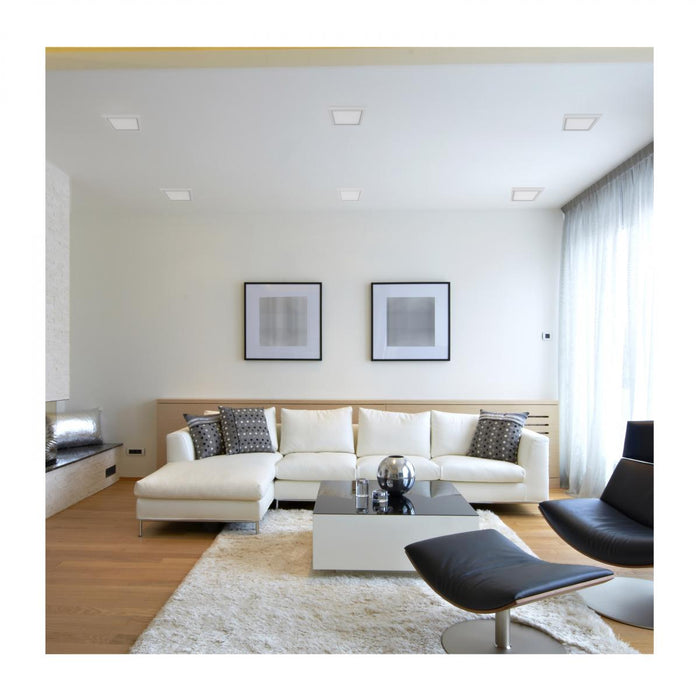 SATCO/NUVO Blink Pro 11W 7 Inch LED Fixture 4000K Square Shape White Finish 120/277V (62-1749)