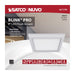 SATCO/NUVO Blink Pro 11W 7 Inch LED Fixture 4000K Square Shape White Finish 120/277V (62-1749)