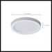 SATCO/NUVO 7 Inch LED Flush Mount Fixture Disk Light Round 16W 3000K White Finish 6-Pack (62-1752)