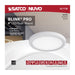 SATCO/NUVO Blink Pro 13W 9 Inch LED Fixture 4000K Round Shape White Finish 120/277V (62-1758)