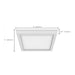 SATCO/NUVO Blink Pro 13W 9 Inch LED Fixture 4000K Square Shape White Finish 120/277V (62-1759)