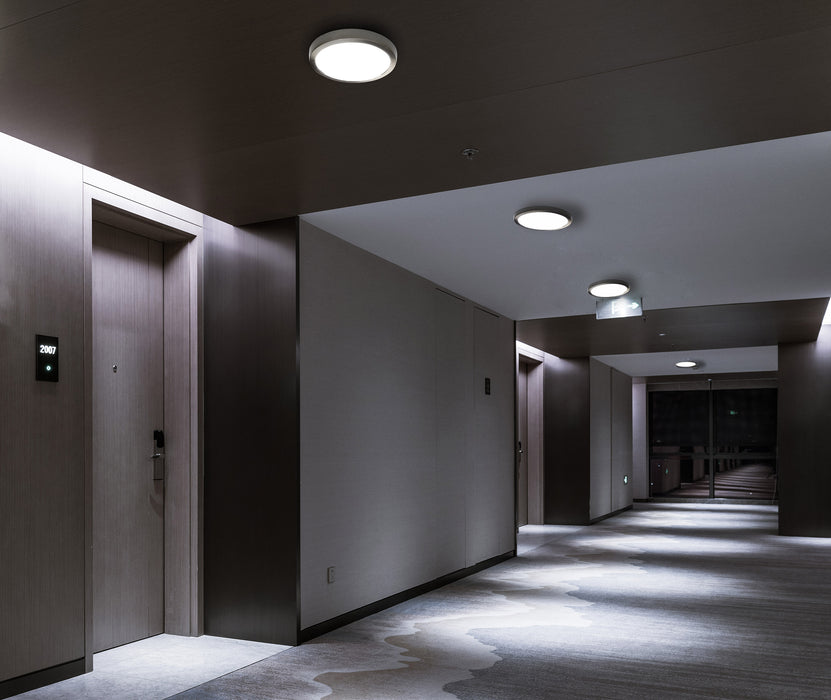 SATCO/NUVO Blink Pro - 29W 15 Inch Surface Mount LED CCT Selectable 2700K/3000K/3500K/4000K/5000K 90 CRI White 120/277V Round Shape (62-1777)