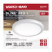 SATCO/NUVO Blink Pro - 29W 15 Inch Surface Mount LED CCT Selectable 2700K/3000K/3500K/4000K/5000K 90 CRI White 120/277V Round Shape (62-1777)