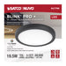 SATCO/NUVO Blink Pro - 19.5W 12 Inch Surface Mount LED CCT Selectable 2700K/3000K/3500K/4000K/5000K 90 CRI Black 120/277V Round Shape (62-1786)