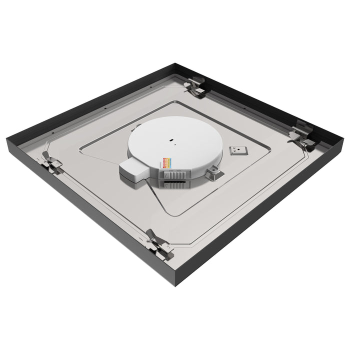 SATCO/NUVO Blink Pro - 19.5W 12 Inch Surface Mount LED CCT Selectable 2700K/3000K/3500K/4000K/5000K 90 CRI Black 120/277V Square Shape (62-1789)