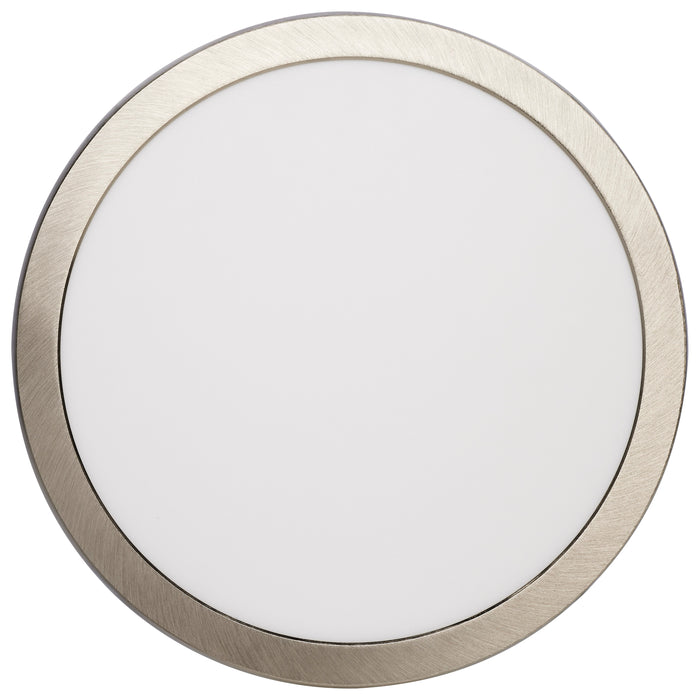 SATCO/NUVO 12 Inch Round LED Blink Pro Plus 19.5W CCT Selectable 2700K/3000K/3500K/4000K/5000K 120-277V Dimmable Brushed Nickel (62-1796)