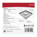 SATCO/NUVO 12 Inch Square LED Blink Pro Plus 19.5W CCT Selectable 2700K/3000K/3500K/4000K/5000K 120-277V Dimmable Brushed Nickel (62-1799)