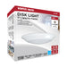 SATCO/NUVO 15W 7 Inch LED Disk Light CCT Selectable 2700K/3000K/3500K/4000K/5000K White Finish (62-1801)