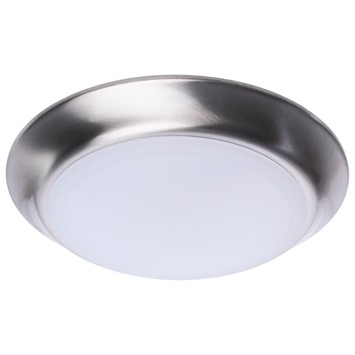 SATCO/NUVO 7 Inch LED Disk Light CCT Selectable 2700K/3000K/3500K/4000K/5000K Brushed Nickel Finish (62-1802R1)