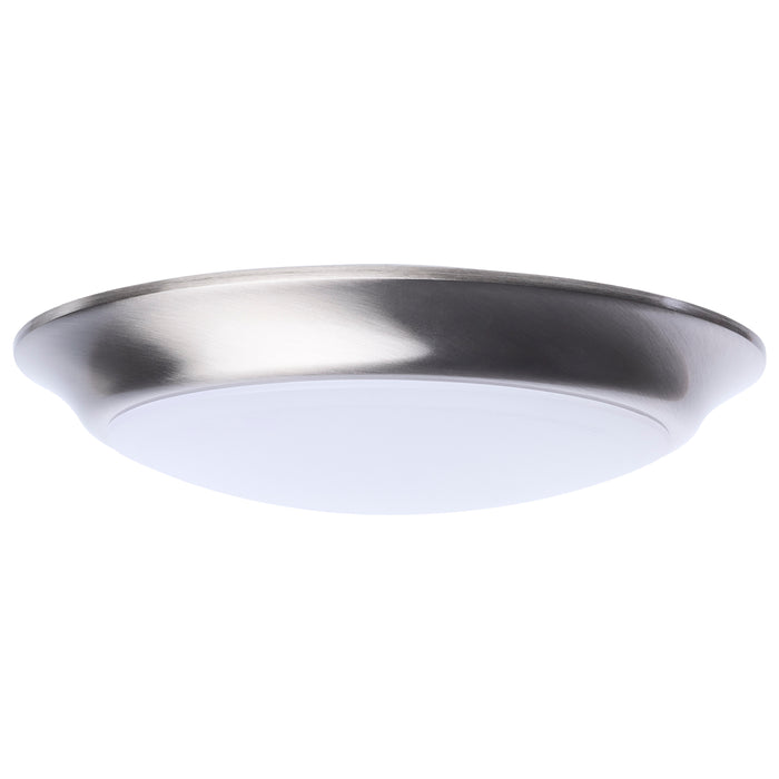 SATCO/NUVO 7 Inch LED Disk Light CCT Selectable 2700K/3000K/3500K/4000K/5000K Brushed Nickel Finish (62-1802R1)