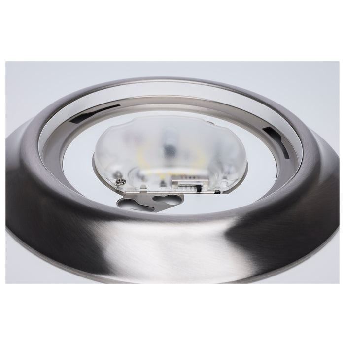 SATCO/NUVO 7 Inch LED Disk Light CCT Selectable 2700K/3000K/3500K/4000K/5000K Brushed Nickel Finish (62-1802R1)