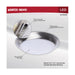 SATCO/NUVO 7 Inch LED Disk Light CCT Selectable 2700K/3000K/3500K/4000K/5000K Brushed Nickel Finish (62-1802R1)