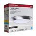 SATCO/NUVO 7 Inch LED Disk Light CCT Selectable 2700K/3000K/3500K/4000K/5000K Brushed Nickel Finish (62-1802R1)