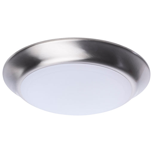 SATCO/NUVO 7 Inch LED Disk Light CCT Selectable 2700K/3000K/3500K/4000K/5000K Brushed Nickel Finish (62-1802R1)