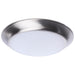 SATCO/NUVO 7 Inch LED Disk Light CCT Selectable 2700K/3000K/3500K/4000K/5000K Brushed Nickel Finish (62-1802R1)