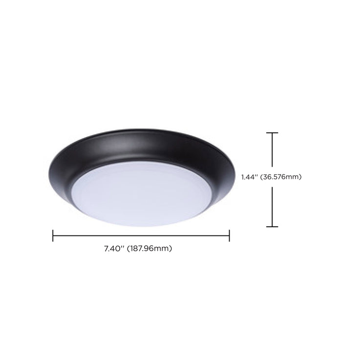 SATCO/NUVO 7 Inch LED Disk Light CCT Selectable 2700K/3000K/3500K/4000K/5000K Bronze Finish (62-1803R1)