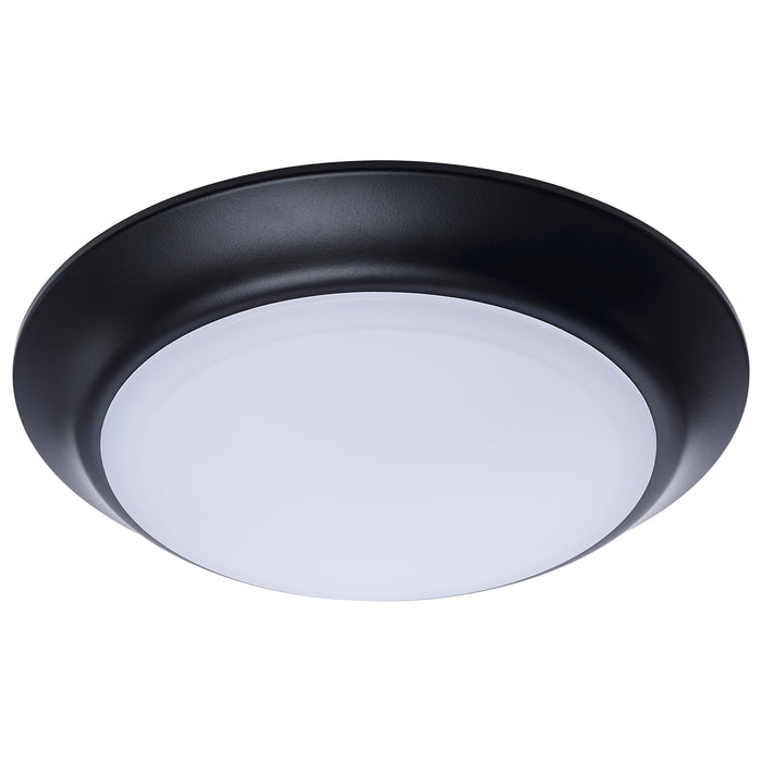 SATCO/NUVO 7 Inch LED Disk Light CCT Selectable 2700K/3000K/3500K/4000K/5000K Black Finish (62-1804R1)