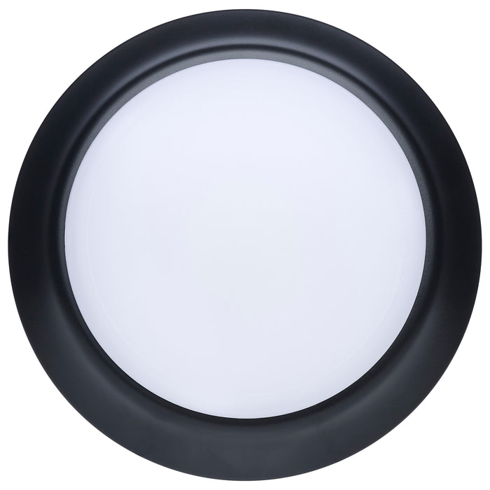 SATCO/NUVO 7 Inch LED Disk Light CCT Selectable 2700K/3000K/3500K/4000K/5000K Black Finish (62-1804R1)