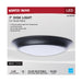 SATCO/NUVO 7 Inch LED Disk Light CCT Selectable 2700K/3000K/3500K/4000K/5000K Black Finish (62-1804R1)