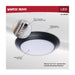 SATCO/NUVO 7 Inch LED Disk Light CCT Selectable 2700K/3000K/3500K/4000K/5000K Black Finish (62-1804R1)