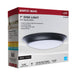 SATCO/NUVO 7 Inch LED Disk Light CCT Selectable 2700K/3000K/3500K/4000K/5000K Black Finish (62-1804R1)