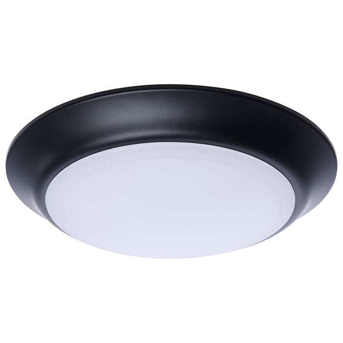 SATCO/NUVO 7 Inch LED Disk Light CCT Selectable 2700K/3000K/3500K/4000K/5000K Black Finish (62-1804R1)